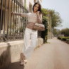 Damentasche Schultertasche 052g Cappuccino lifestyle