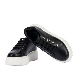 Damensportschuhe 6105 schwarz kombiniert