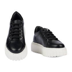 Damensportschuhe 6105 schwarz kombiniert