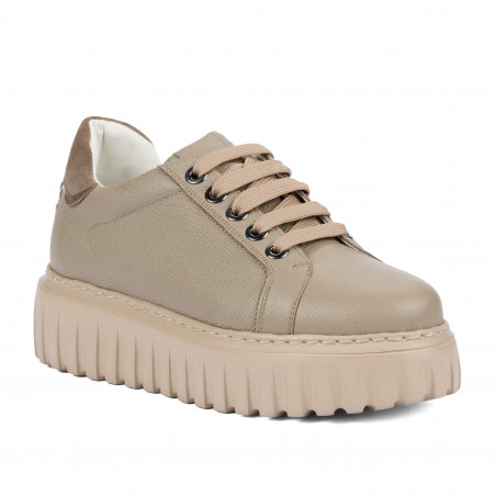 Damensneaker 6105 Sand kombiniert
