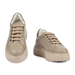 Damensneaker 6105 Sand kombiniert