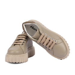 Damensneaker 6105 Sand kombiniert