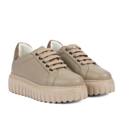 Damensneaker 6105 Sand kombiniert