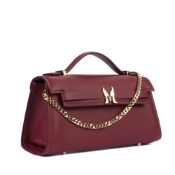 Damentasche Schultertasche 041g weinrot