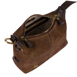 Handtasche Damen 037-1g Tabak