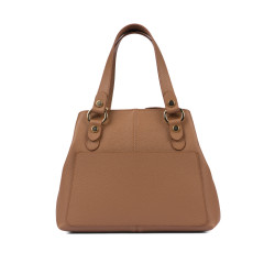 Damentasche Schultertasche 004-1g golden brown