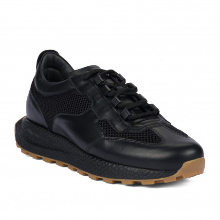 Schwarze Herren-Sportschuhe 9005 kombiniert