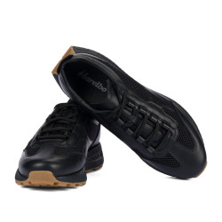 Schwarze Herren-Sportschuhe 9005 kombiniert
