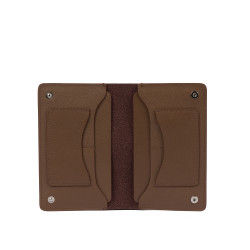 Damen Geldbörse 215g 01 braun Kaviar