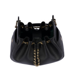 Schultertasche für Damen 062g biz schwarz