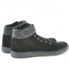 Herrenstiefel 411 schwarz Velours
