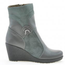 Damenschuhe 3220 grau kombiniert