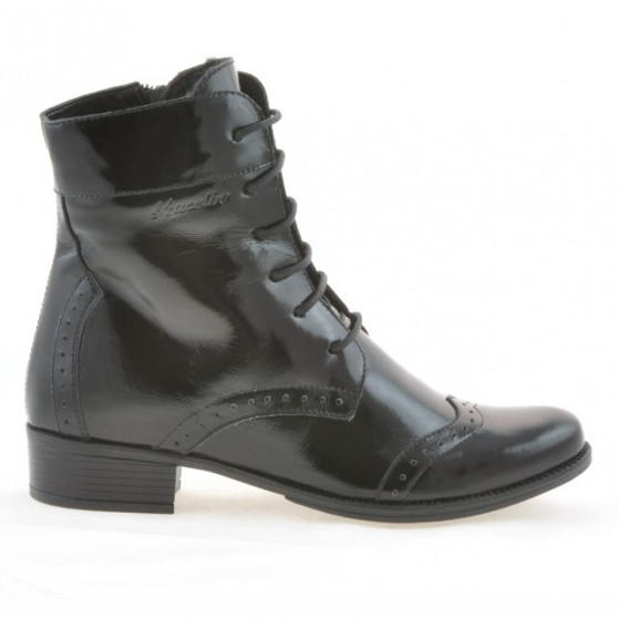 Damenstiefeletten 291 Lack Schwarz Damenstiefeletten 291 Lack Schwarz