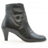 Damenstiefeletten 1101 schwarzer Lack