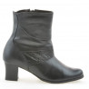 Damenstiefel 1122 schwarz kombiniert