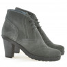 Damenstiefel 3230 grau Veloursleder