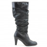 Damenstiefel 1120 schwarz+schwarze Antilope pic