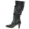 Damenstiefel 1120 schwarz+schwarze Antilope pic