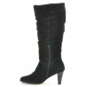 Damenstiefel 1120 Schwarz+Schwarz Antilope