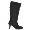 Damenstiefel 1120 Schwarz+Schwarz Antilope