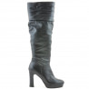 Damenstiefel 1118 schwarz
