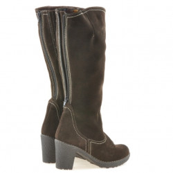 Damenstiefel 3258 Kaffee Velours