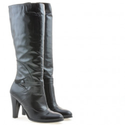 Damenstiefel 1119 schwarzer Lack