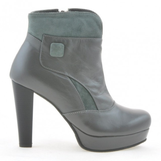 Damenstiefeletten 1125 grau+grau Antilope Damenstiefeletten 1125 grau+grau Antilope