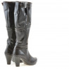Damenstiefel 229 Lack Kaffee