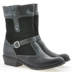 Damenstiefel 289 schwarz kombiniert