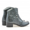 Damenstiefel 232 Crep Lack Grau