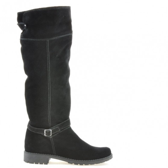 Damenstiefel 3225 schwarz Velours Damenstiefel 3225 schwarz Velours