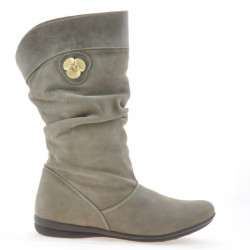 Damenstiefel 257 Tuxon Sandfarbe
