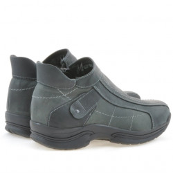 Jugendstiefel 441 Tuxon schwarz+grau
