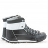 Herrenstiefel 421 schwarz+weiß