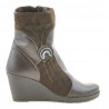 Damenstiefel 3220 Kaffee kombiniert