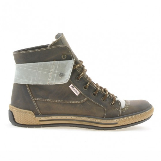 Damenstiefeletten 258 Tuxon Kaffee+Beige Damenstiefeletten 258 Tuxon Kaffee+Beige