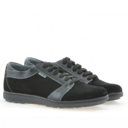 Herren Sportschuhe 723 schwarz Velours
