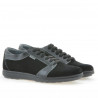Herren Sportschuhe 723 schwarz Velours