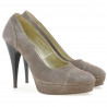Elegante Damenschuhe 1082 Capuccino Antilope