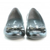 Damen Ballerinas 633 schwarzer Lack