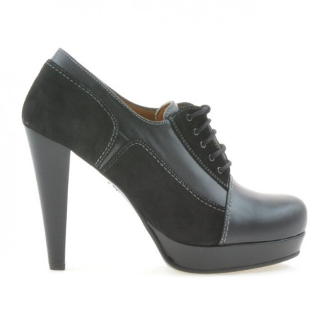 Damen elegante Schuhe 1093 in schwarz kombiniert