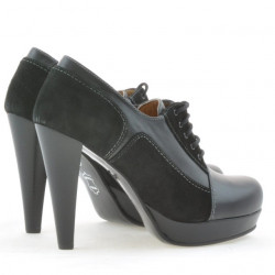 Damen elegante Schuhe 1093 in schwarz kombiniert