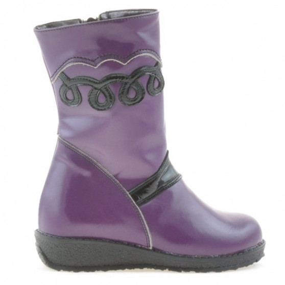 Kinderstiefel 23c Lack lila Kinderstiefel 23c Lack lila