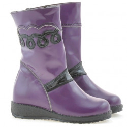 Kinderstiefel 23c Lack lila