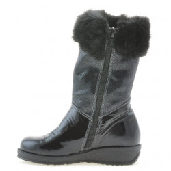 Kleinkinderstiefel 24c Lack Indigo
