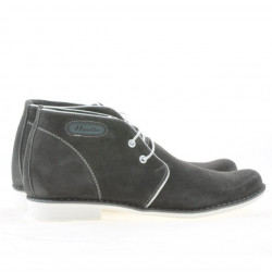 Jugendstiefel 464 Anthrazit Velours