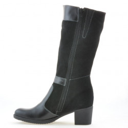 Damenstiefel 3250 schwarz kombiniert
