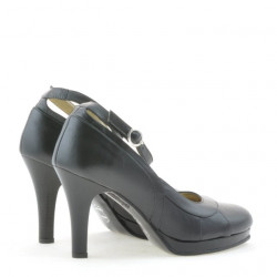 Damen elegante Schuhe 1066 schwarz