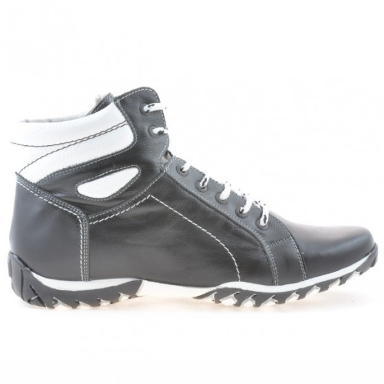 Herrenstiefel 460 schwarz+weiß Herrenstiefel 460 schwarz+weiß